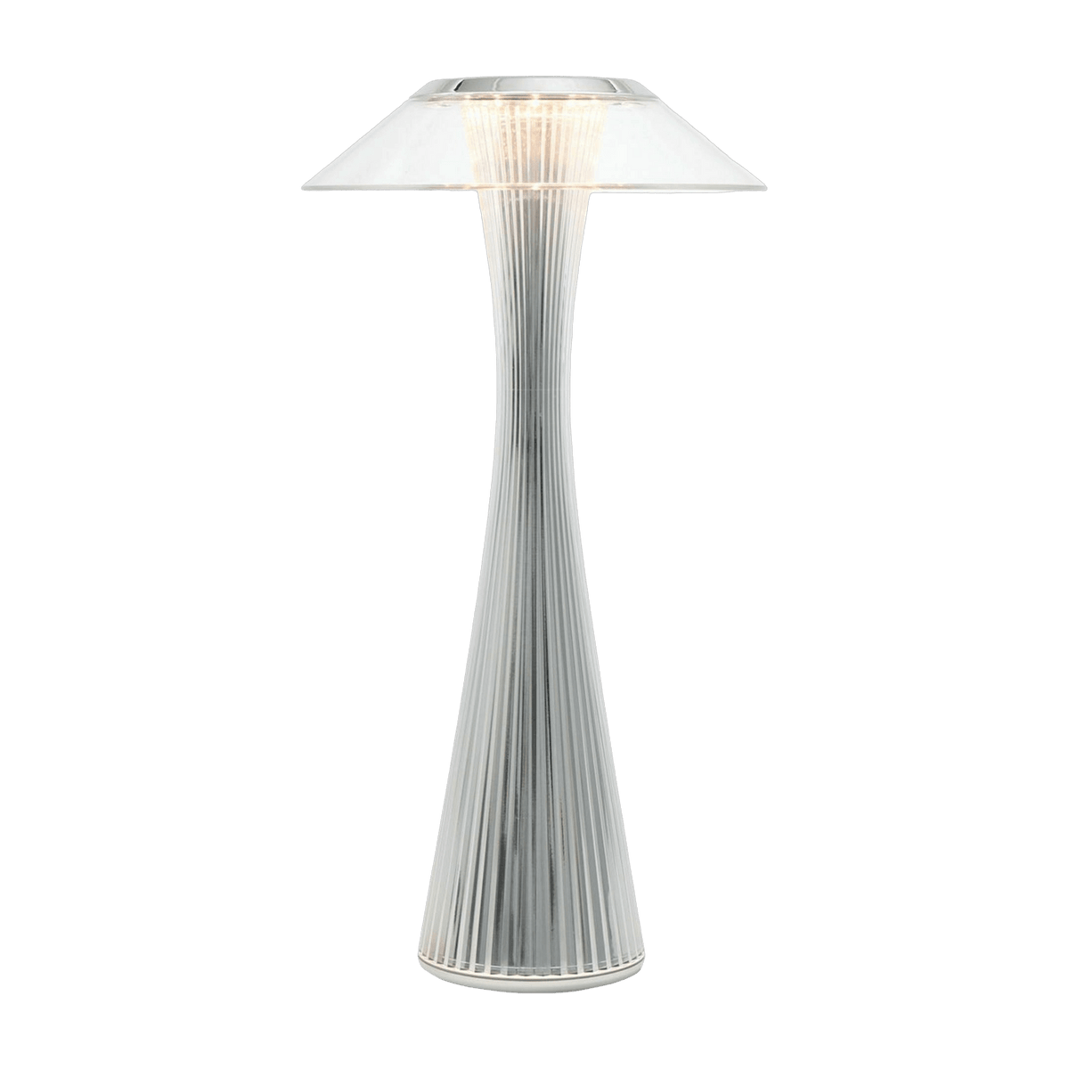 Lampe d'extérieur sans fil grise Space - Kartell - The Cool Republic