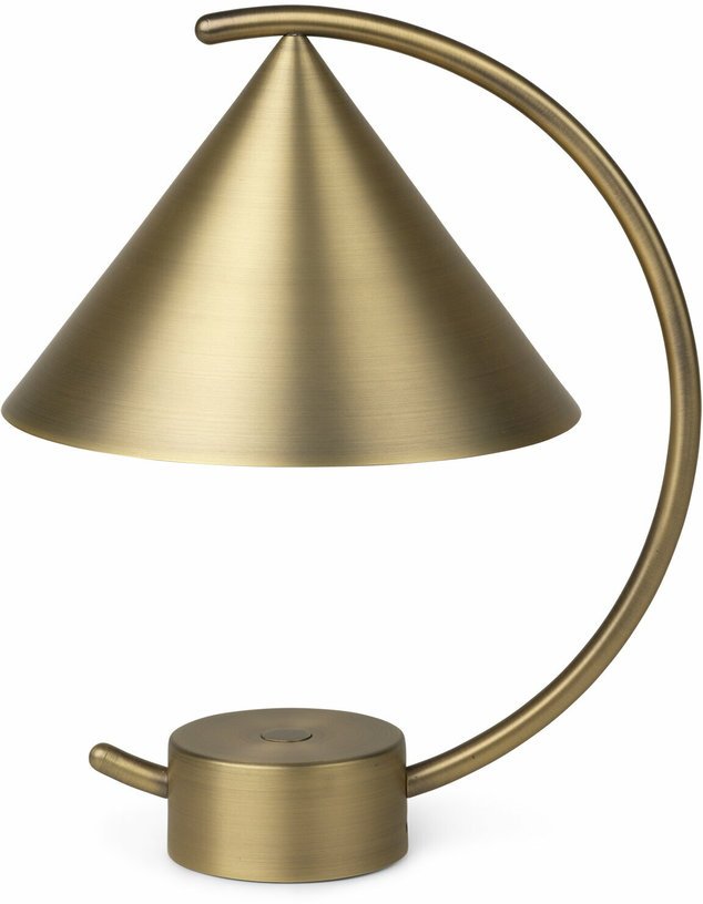 Lampe en acier brossé laiton Meridian - Ferm Living - The Cool Republic