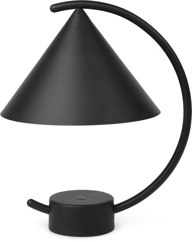 Lampe en acier brossé noir Meridian - Ferm Living - The Cool Republic