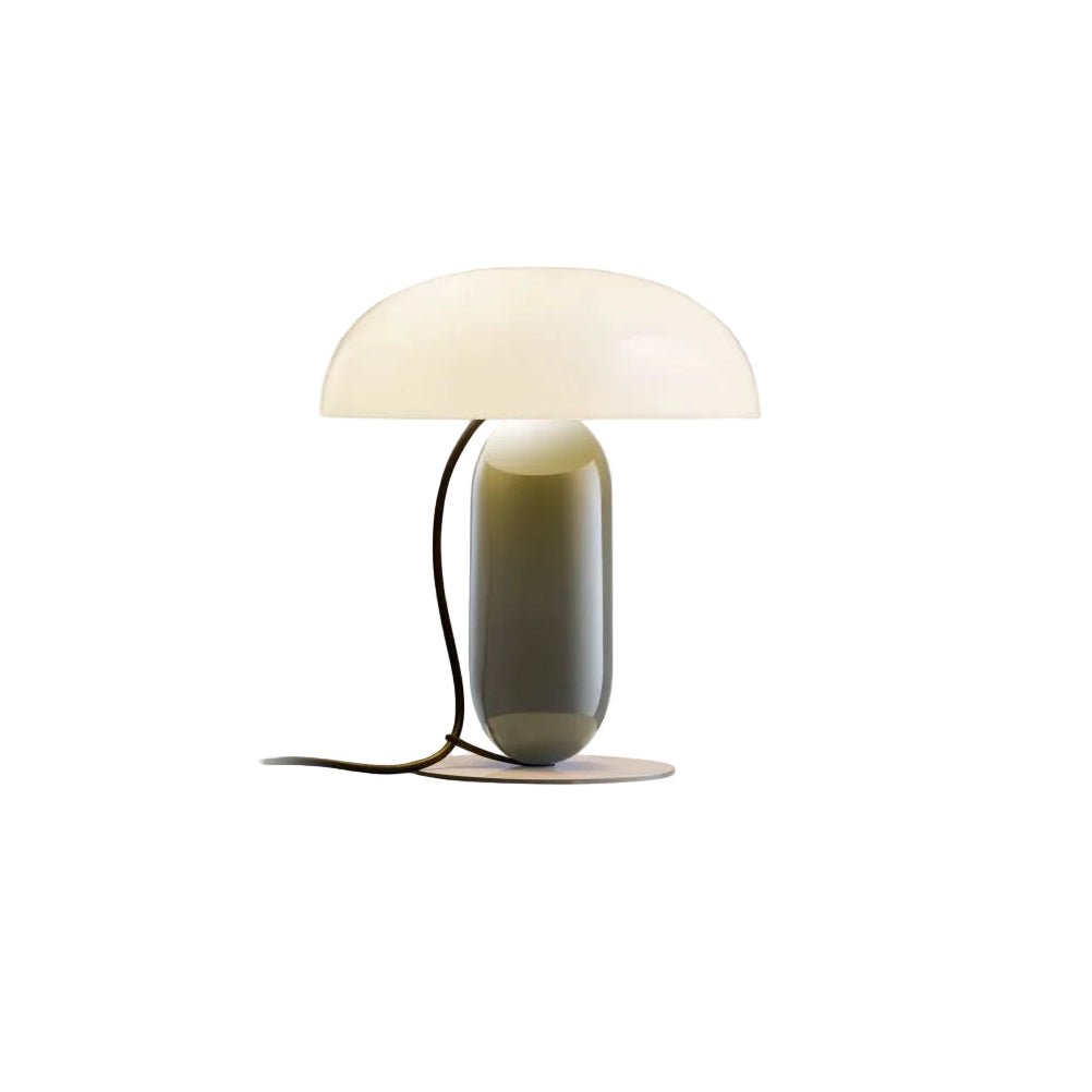 Lampe en acier gris-vert et blanc 26x30cm Gambosa S - Marset - The Cool Republic