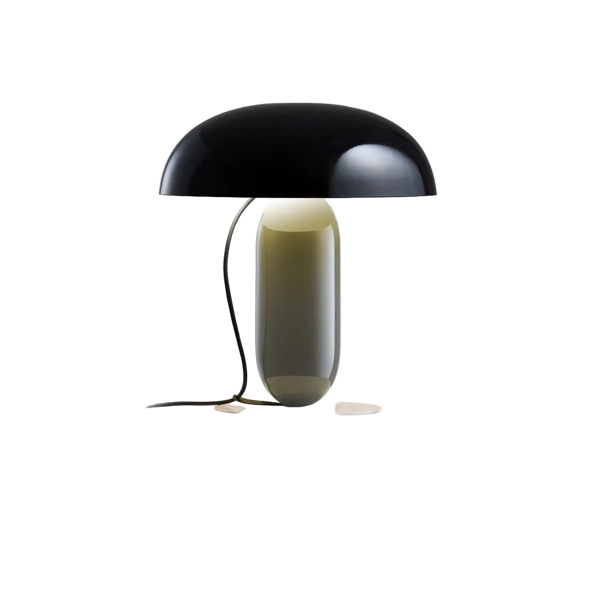 Lampe en acier gris-vert et noir 36x41,3cm Gambosa M - Marset - The Cool Republic