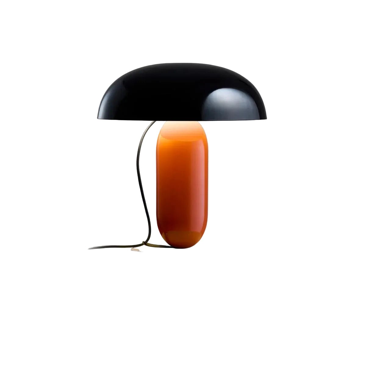Lampe en acier orange et noir 36x41,3cm Gambosa M - Marset - The Cool Republic