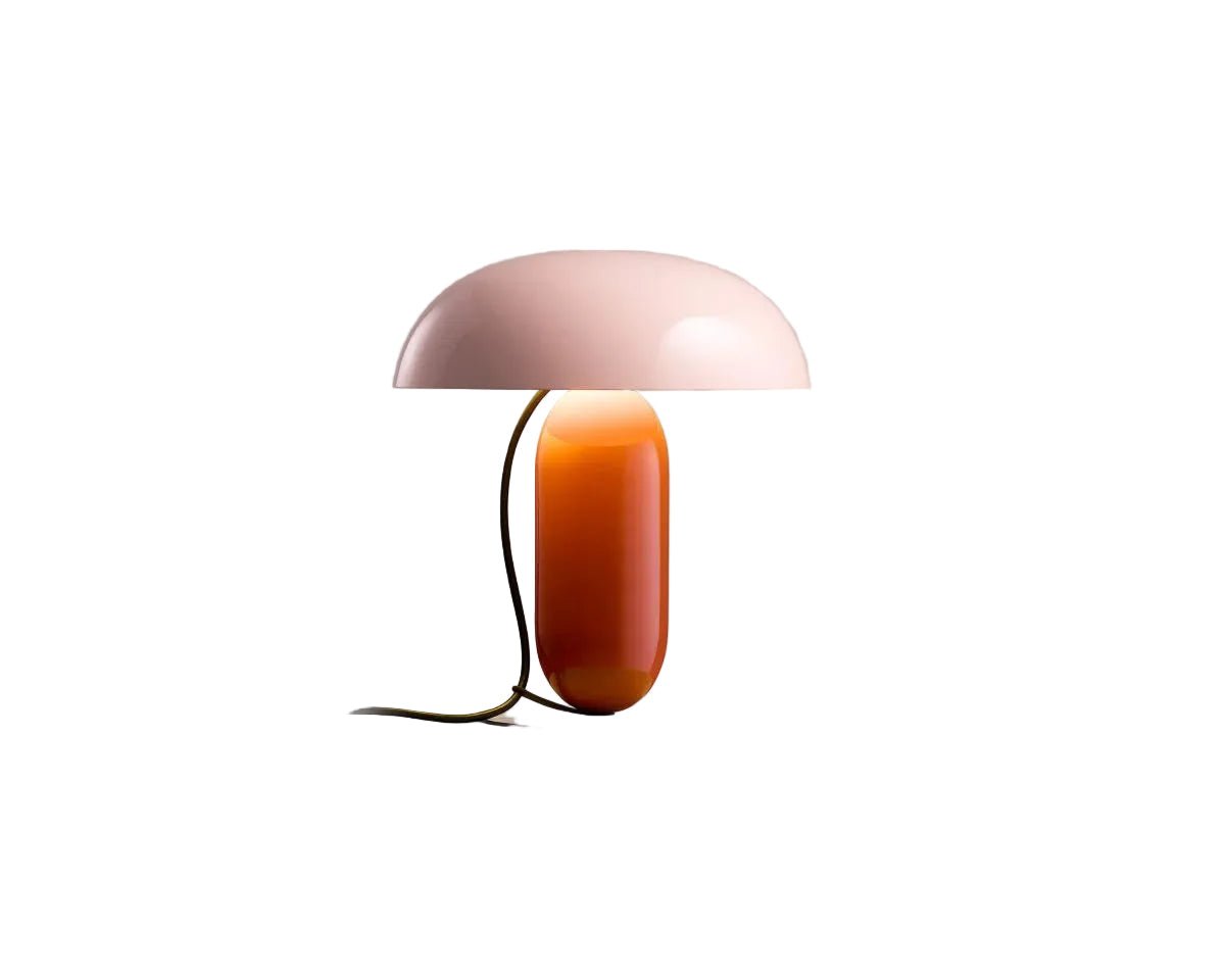 Lampe en acier orange et rose 26x30cm Gambosa S - Marset - The Cool Republic