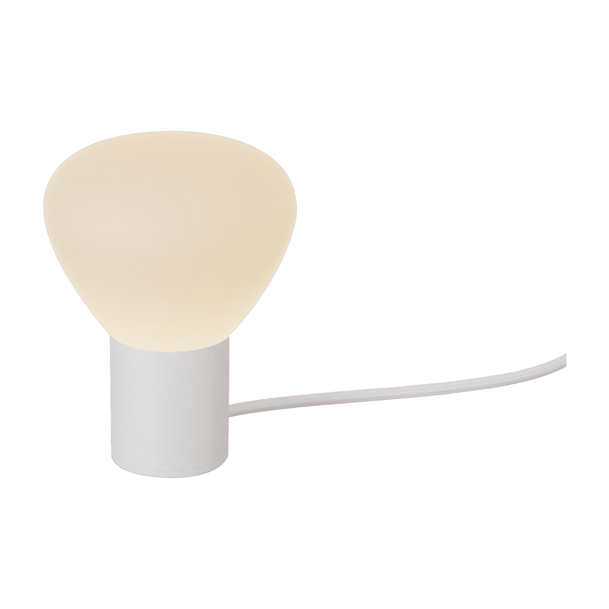 Lampe en aluminium blanc 17 cm Parc n°1- Lambert & Fils - The Cool Republic