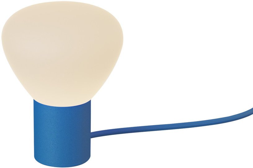 Lampe en aluminium bleu 17 cm Parc n°1 - Lambert & Fils - The Cool Republic