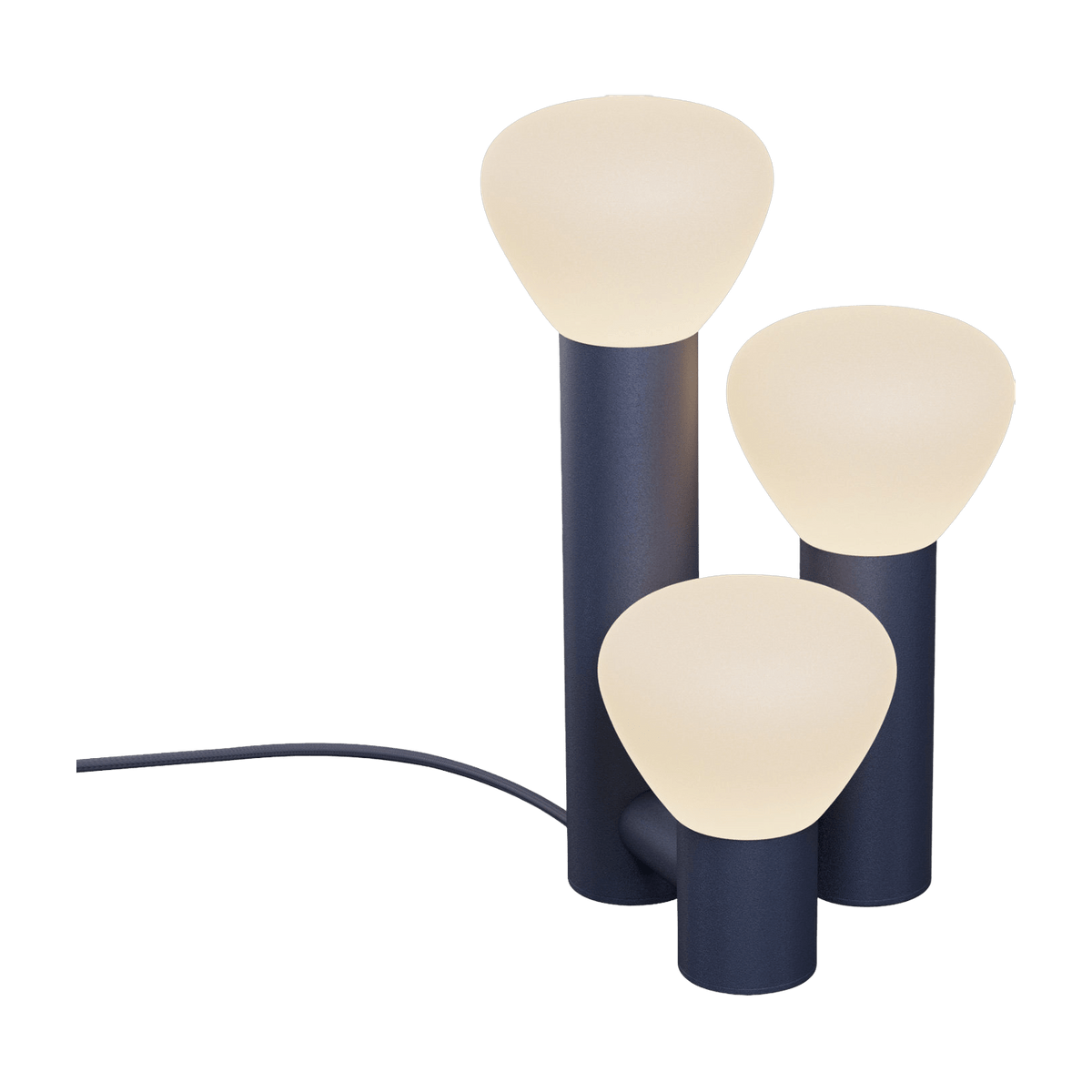 Lampe en aluminium bleu nuit 46 cm Parc n°6 - Lambert & Fils - The Cool Republic