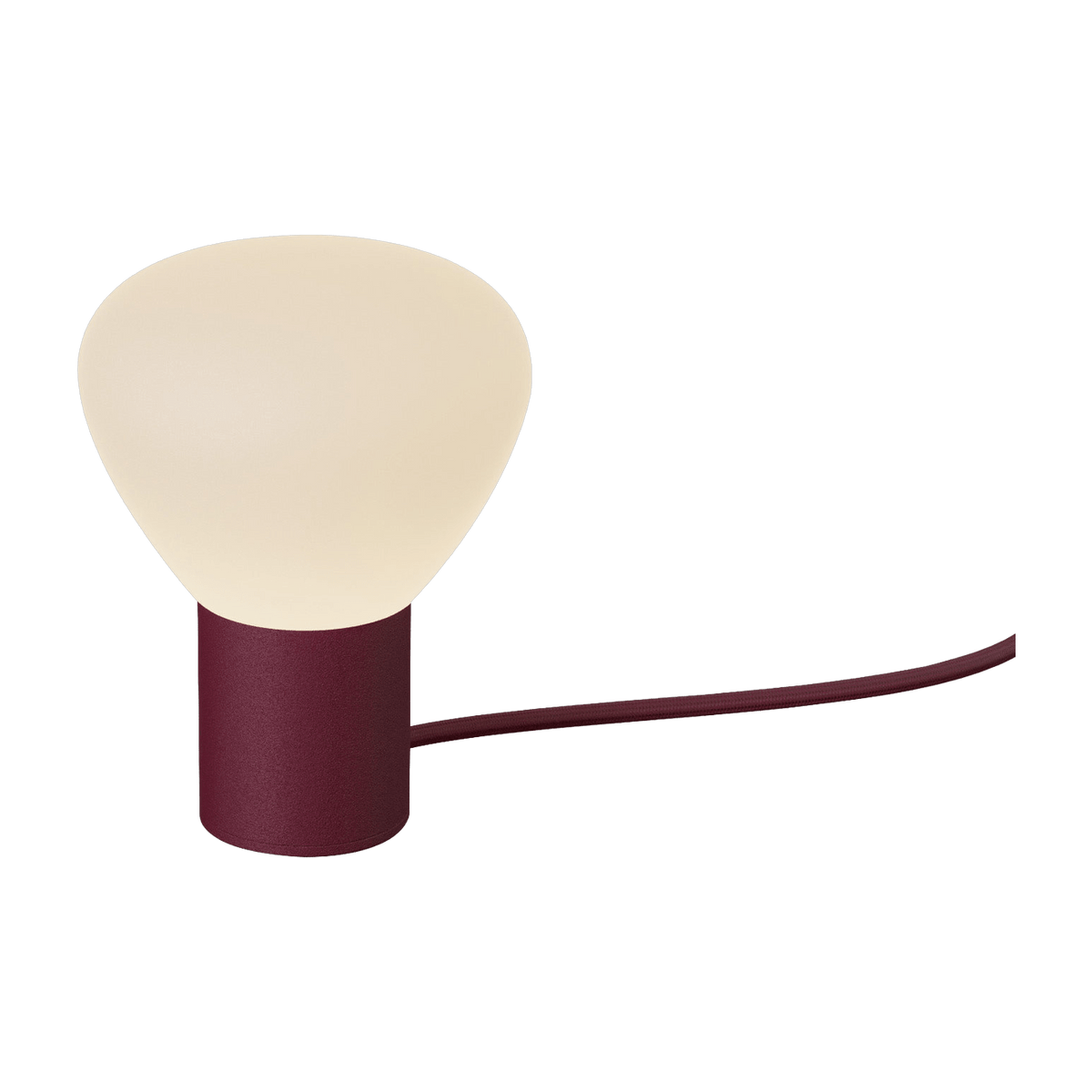 Lampe en aluminium bordeaux 17 cm Parc n°1- Lambert & Fils - The Cool Republic