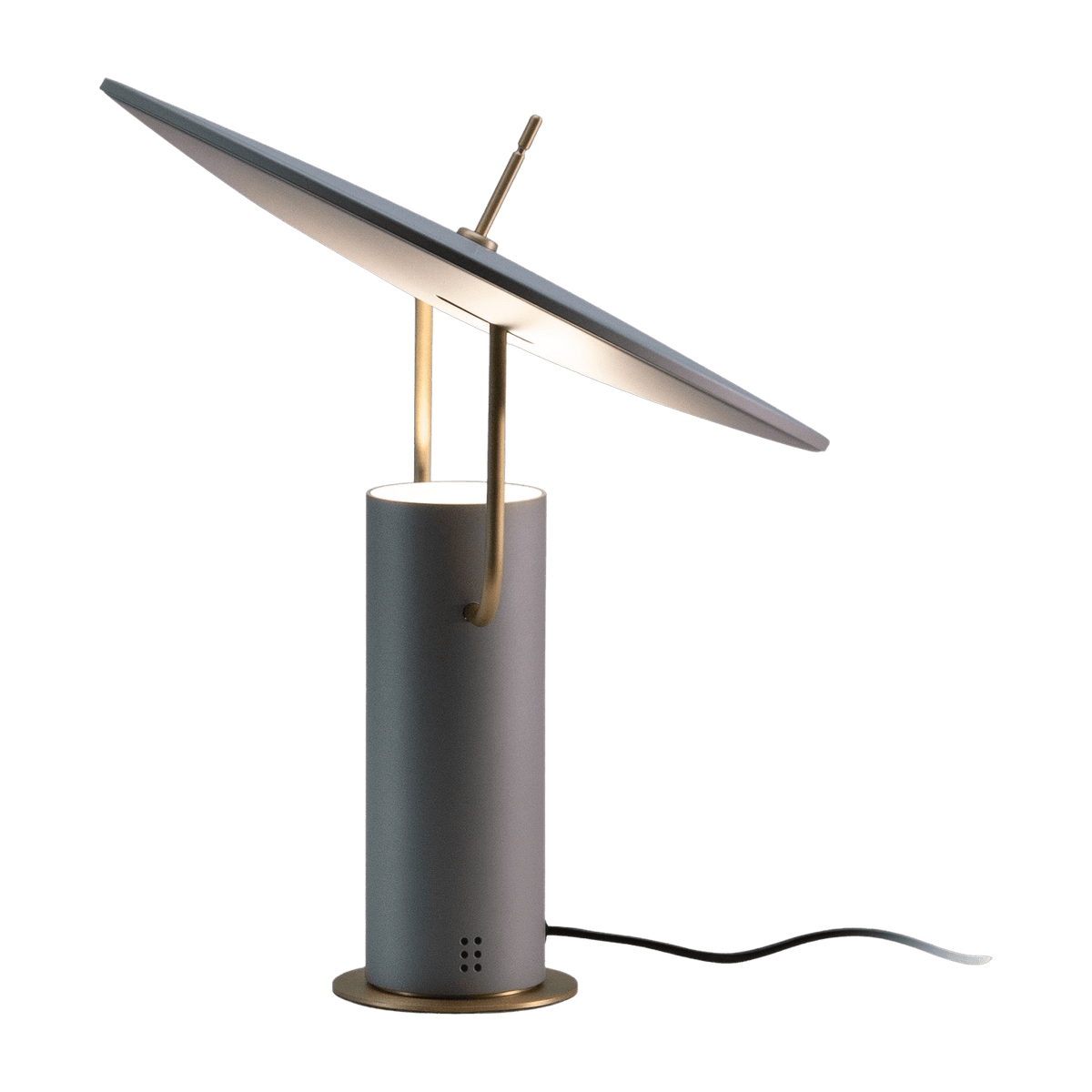 Lampe en aluminium et laiton 36 x 40 cm TX1 - Martinelli Luce - The Cool Republic