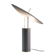 Lampe en aluminium gris et laiton 60 x 66 cm TX1 - Martinelli Luce - The Cool Republic
