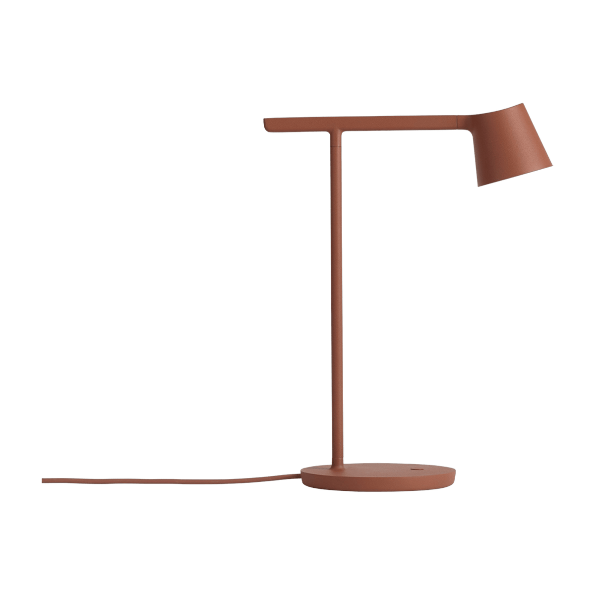 Lampe en aluminium rouge foncé 40 cm Tip - Muuto - The Cool Republic