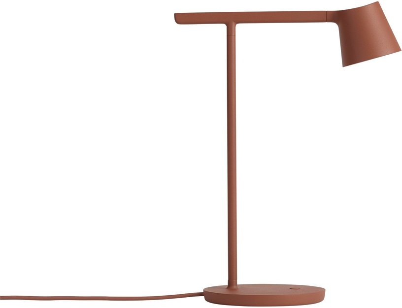 Lampe en aluminium rouge foncé 40 cm Tip - Muuto - The Cool Republic