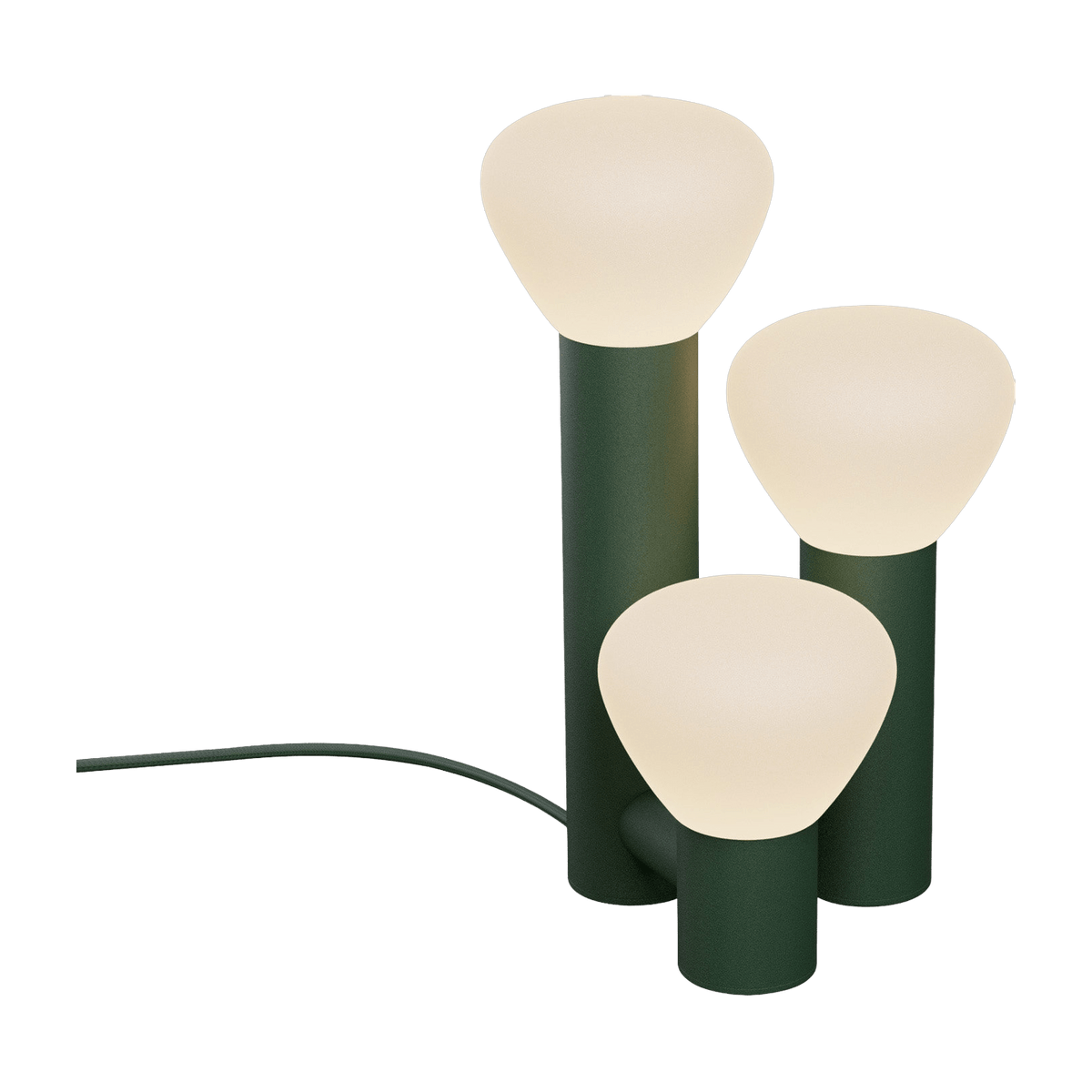 Lampe en aluminium vert 46 cm Parc n°6 - Lambert & Fils - The Cool Republic