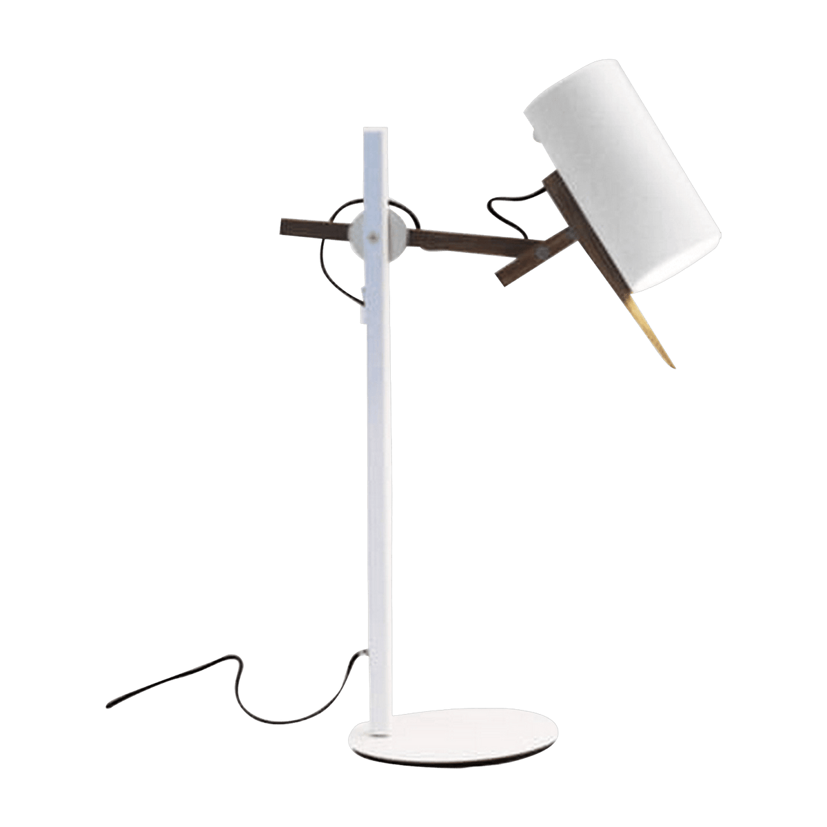 Lampe en bois blanche 59,2 cm Scantling - Marset - The Cool Republic