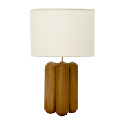 Lampe en bois et coton Charlotte - Cosin Paris - The Cool Republic