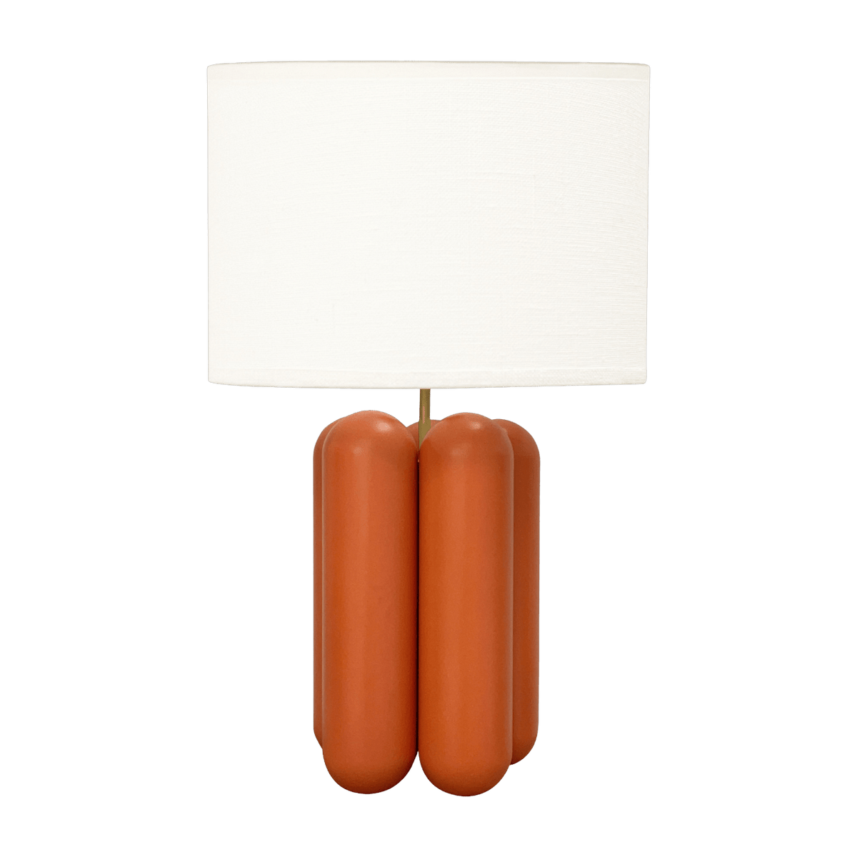 Wood and linen lamp corail Charlotte - Cosin Paris - The Cool Republic