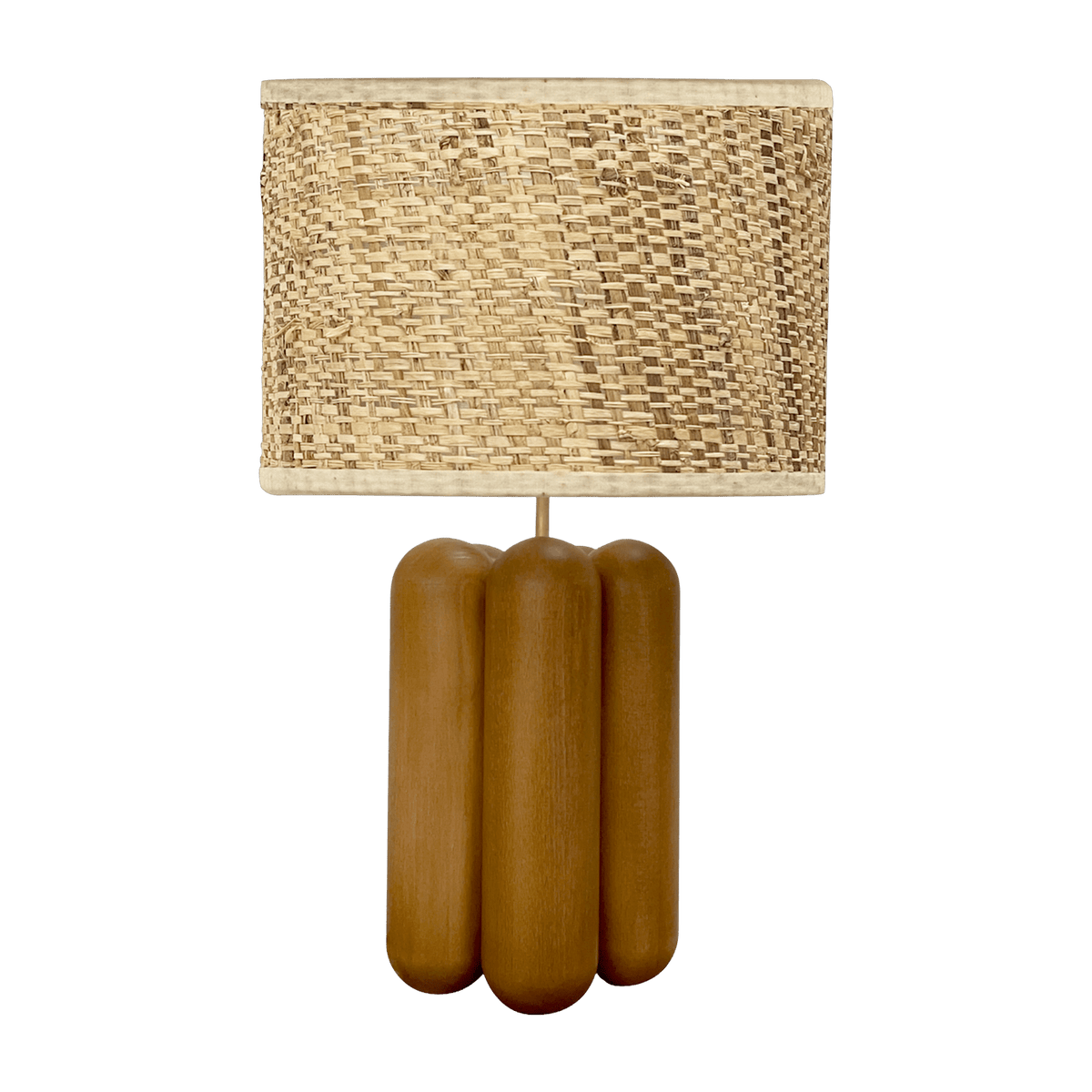 Wooden lamp and raphia Charlotte - Cosin Paris - The Cool Republic