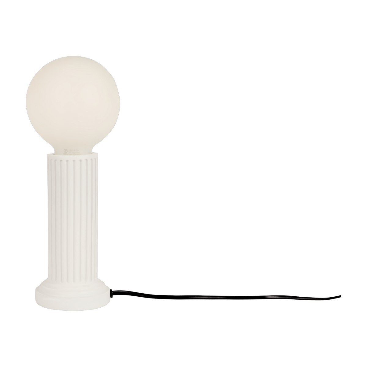 White ceramic lamp Athena - DOIY - The Cool Republic