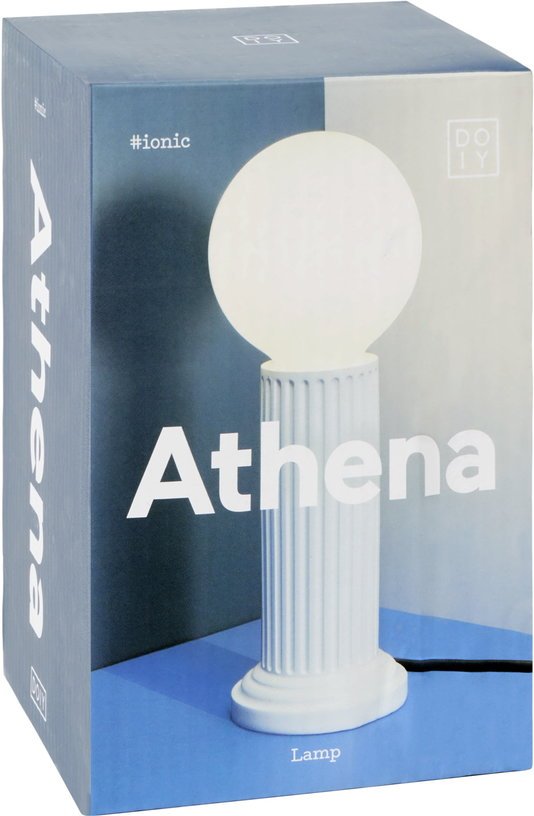 Lampe en céramique blanche Athena - DOIY - The Cool Republic