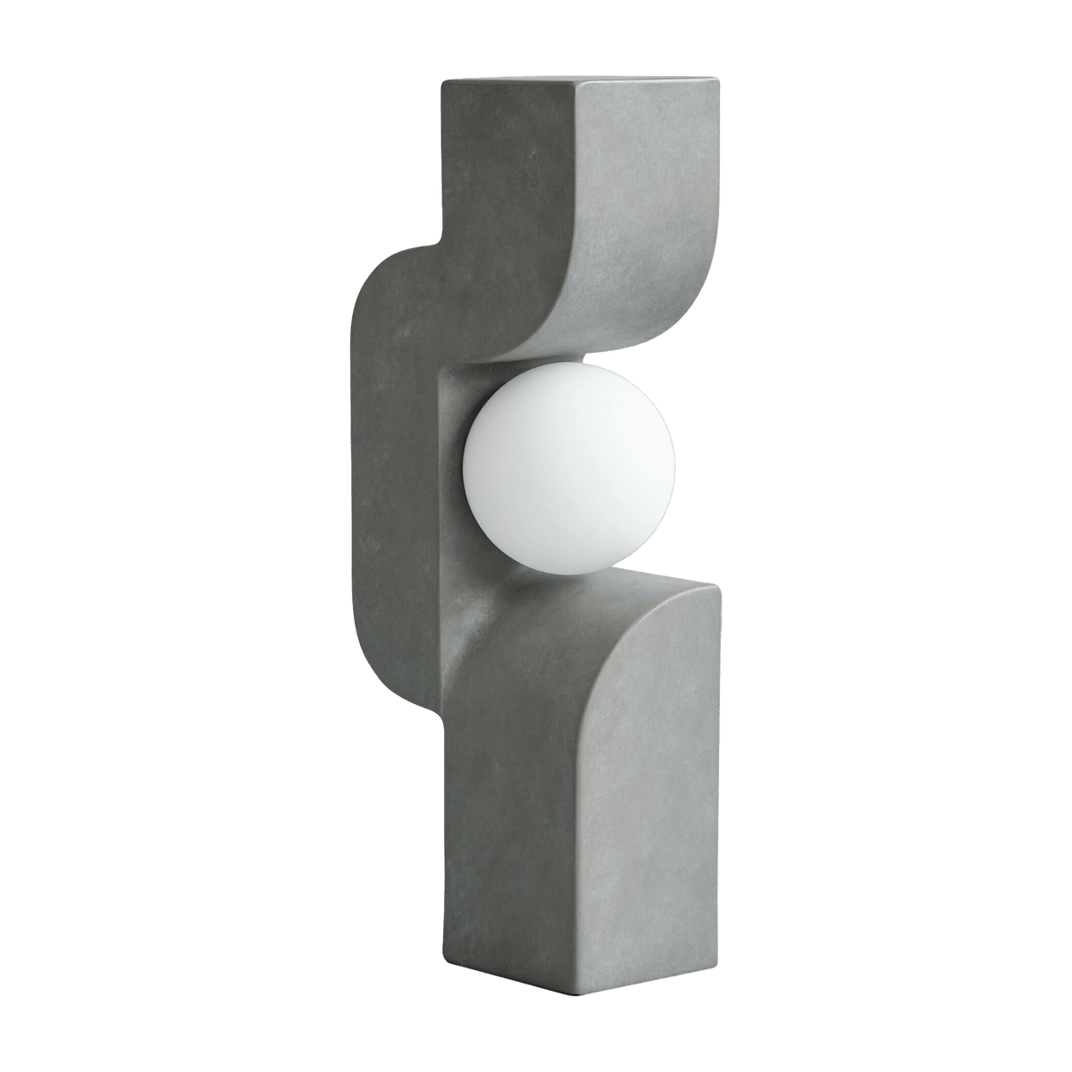 Lampe en céramique gris foncé 16 x 9,5 cm Sitting Man - 101 Copenhagen - The Cool Republic