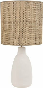 Lampe en céramique mat blanche 77 cm Portinatx - Market set - The Cool Republic
