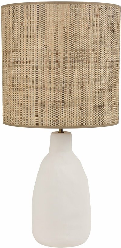 Lampe en céramique mat blanche 77 cm Portinatx - Market set - The Cool Republic