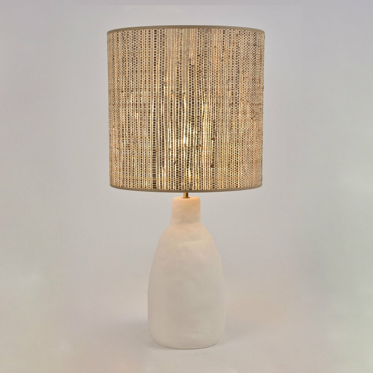 White matte ceramic lamp 77 cm Portinatx - Market Set - The Cool Republic