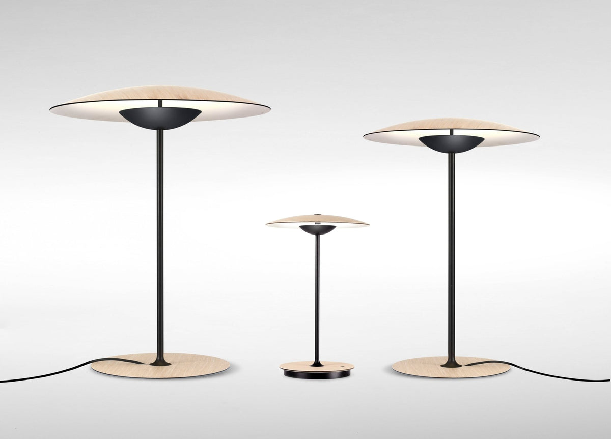Lampe en chêne beige 30 x 19,5 cm Ginger - Marset - The Cool Republic