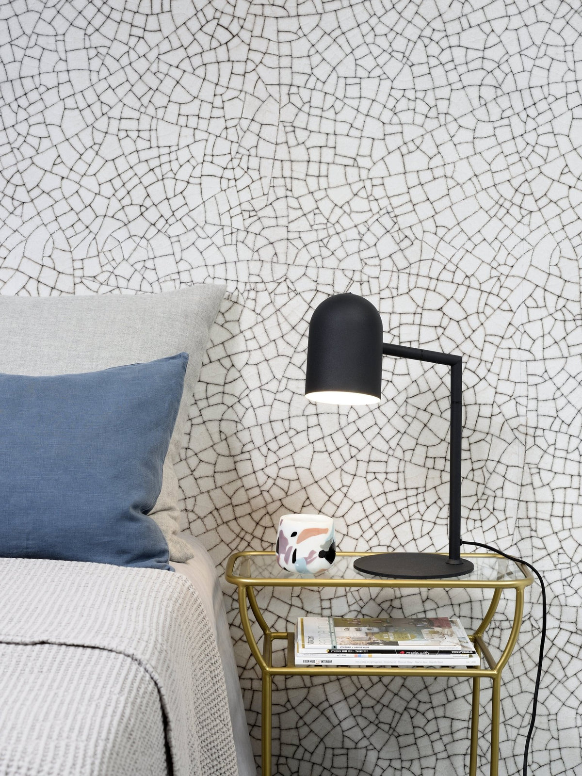 Lampe en fer noire 48,5 x 38 cm Marseille - It's about Romi - The Cool Republic
