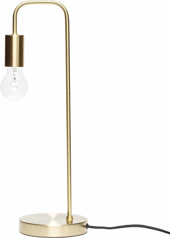 Lampe en laiton 50 cm Tube - Hübsch - The Cool Republic