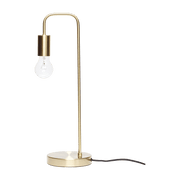 Lampe en laiton 50 cm Tube - Hübsch - The Cool Republic