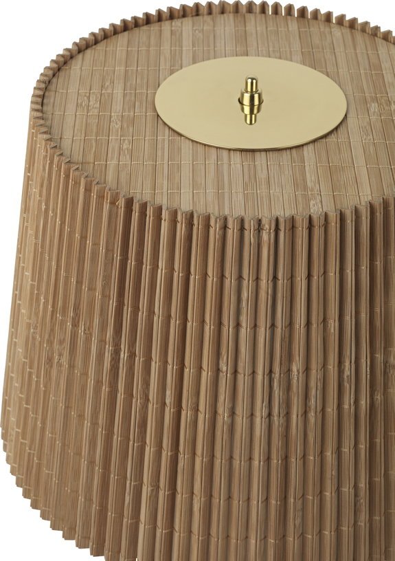 Lampe en laiton et bambou Modèle 9205 - Gubi - The Cool Republic