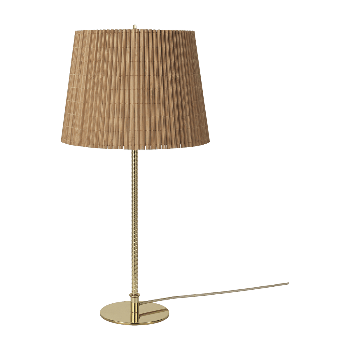 Lampe en laiton et bambou Modèle 9205 - Gubi - The Cool Republic