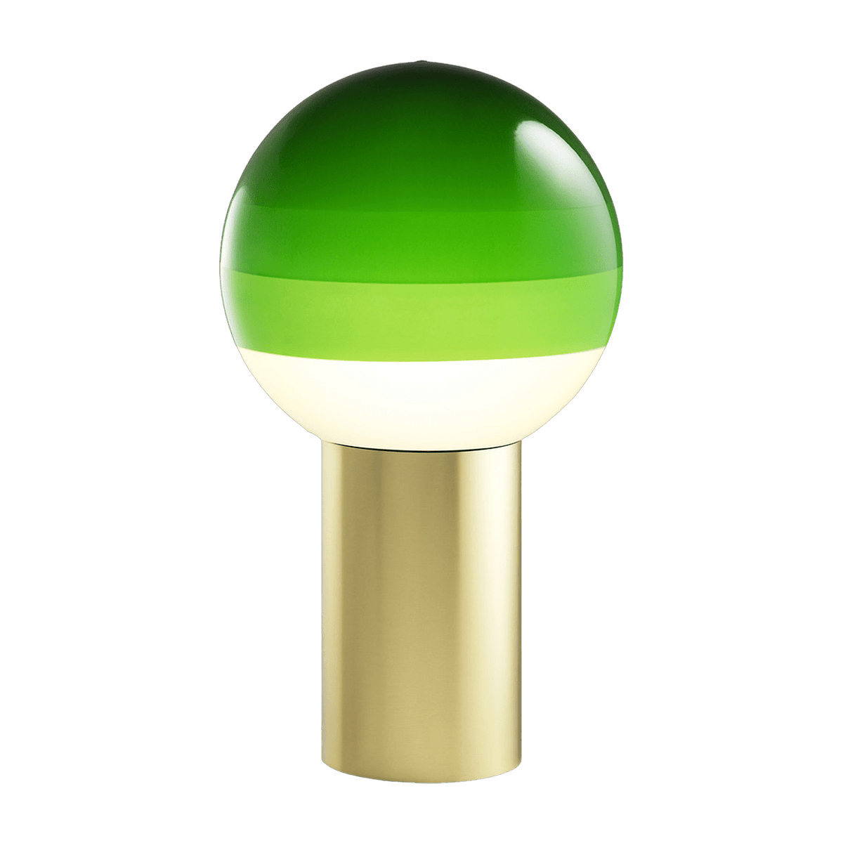 Lampe en laiton verte 54 cm Dipping Light - Marset - The Cool Republic
