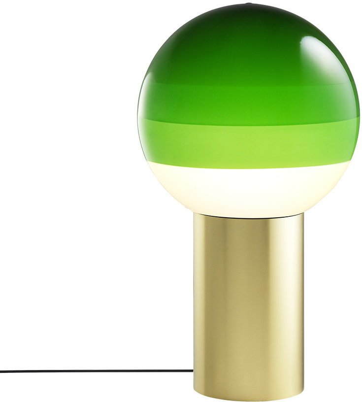 Lampe en laiton verte 54 cm Dipping Light - Marset - The Cool Republic