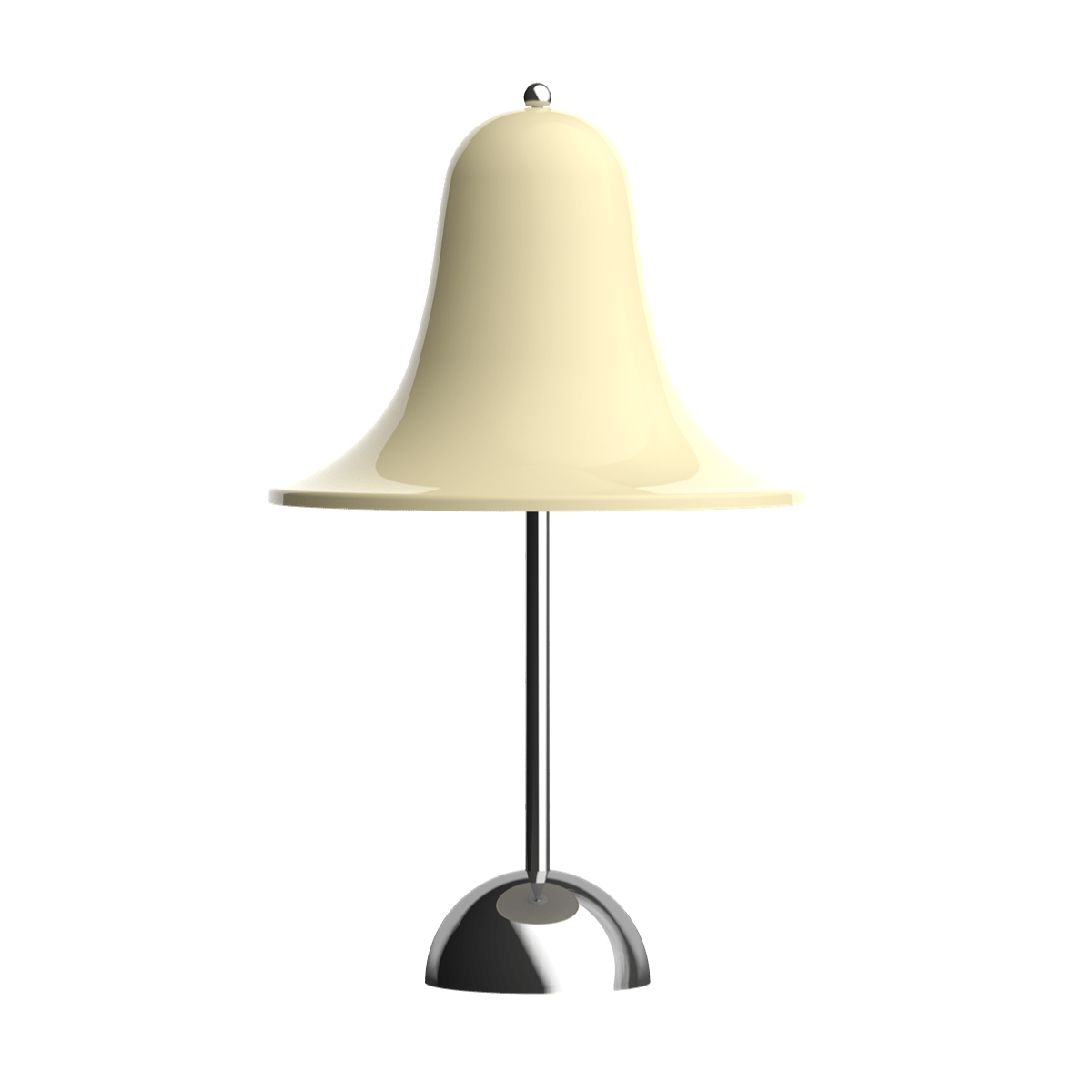 Lampe en métal blanc crème 23cm Pantop - Verpan - The Cool Republic