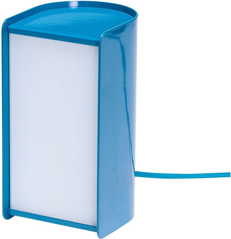 Lampe en métal bleu Book - Hübsch - The Cool Republic