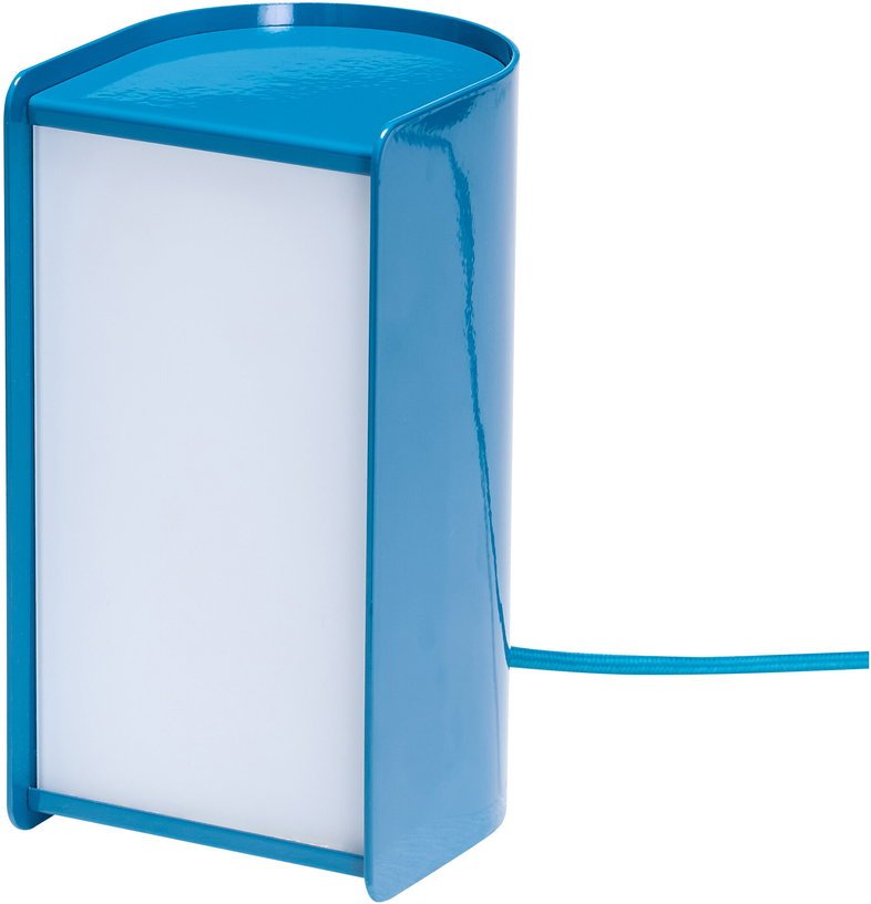 Lampe en métal bleu Book - Hübsch - The Cool Republic