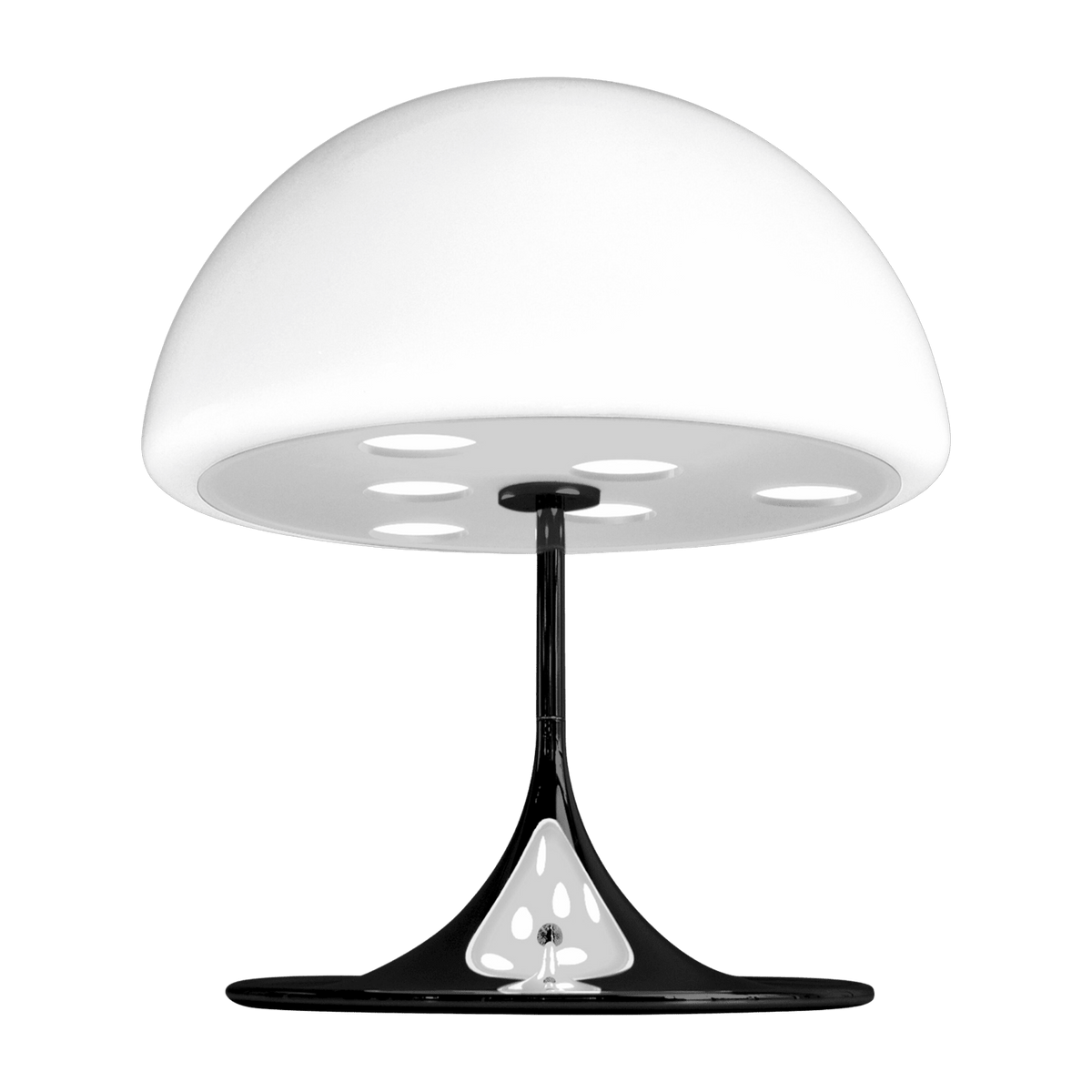 Lampe en métal noir 55 x 60 cm Mico - Martinelli Luce - The Cool Republic