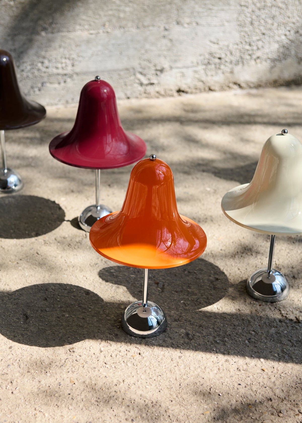 Lampe en métal orange 23cm Pantop - Verpan - The Cool Republic