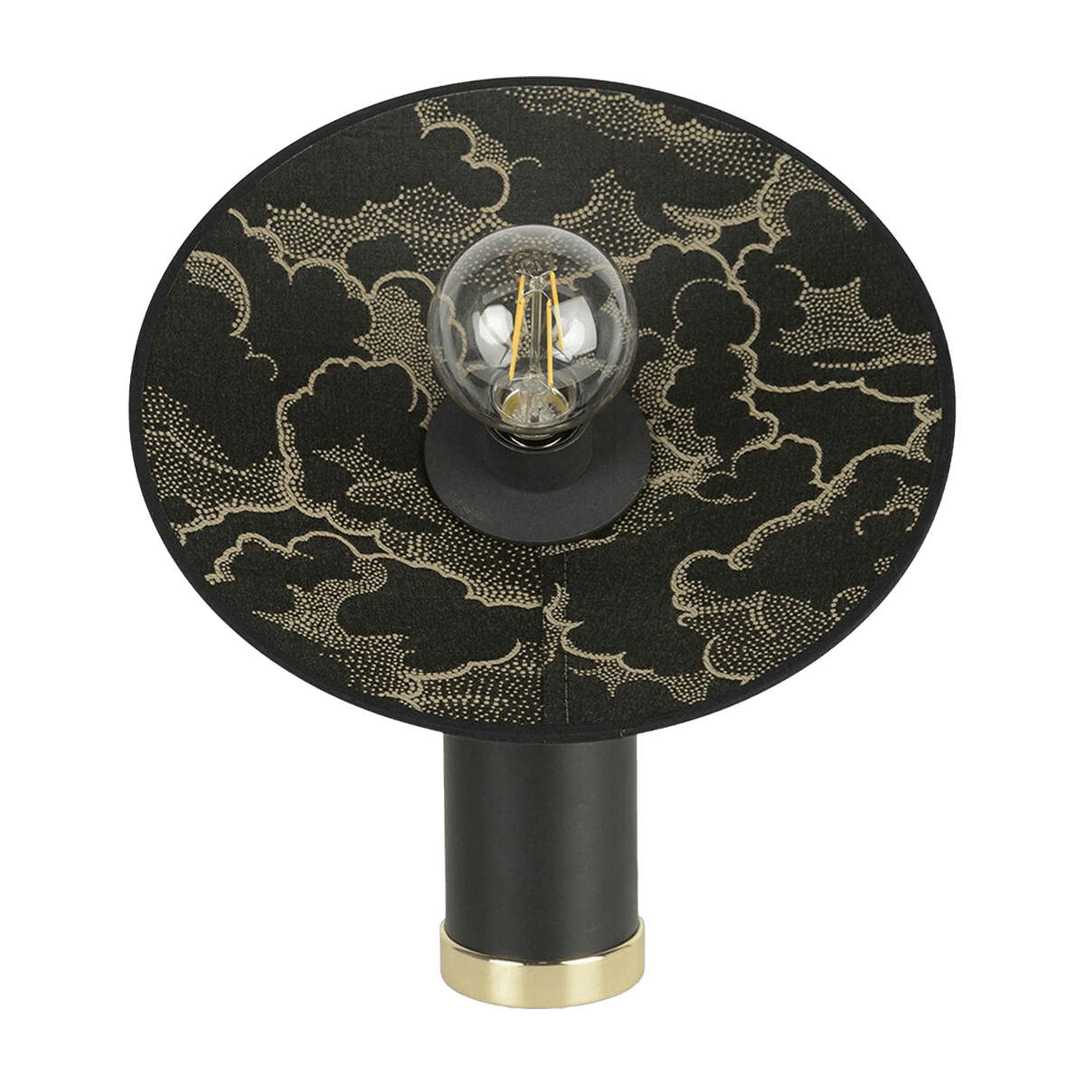 Black painted metal lamp Gatsby - Market set - The Cool Republic