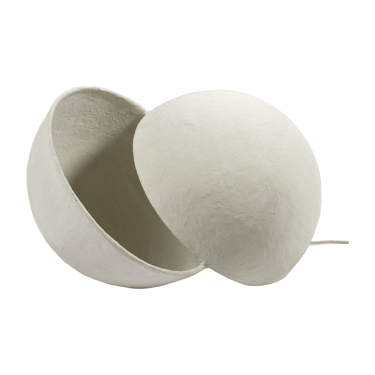Lampe en papier mâché blanche Earth "œuf" - Serax - The Cool Republic