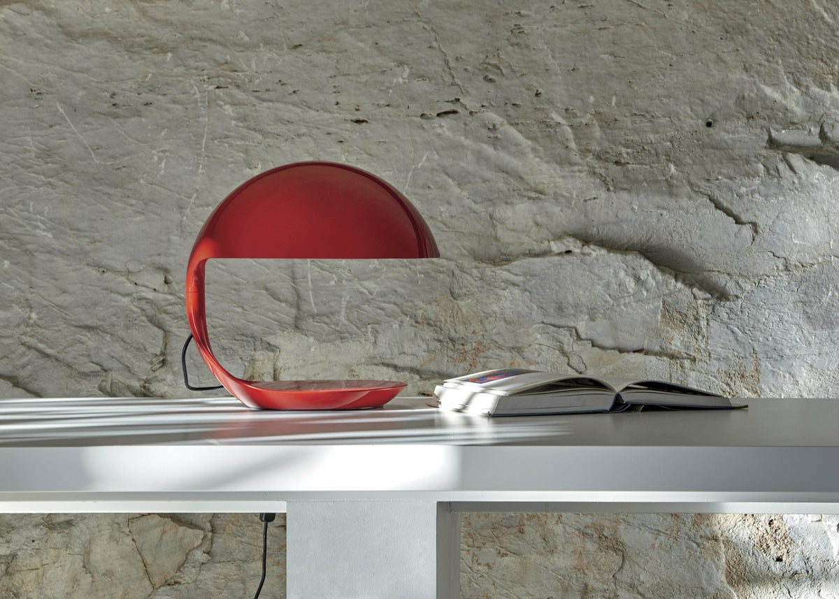 Red resin lamp 40 cm Cobra - Martinelli Luce - The Cool Republic