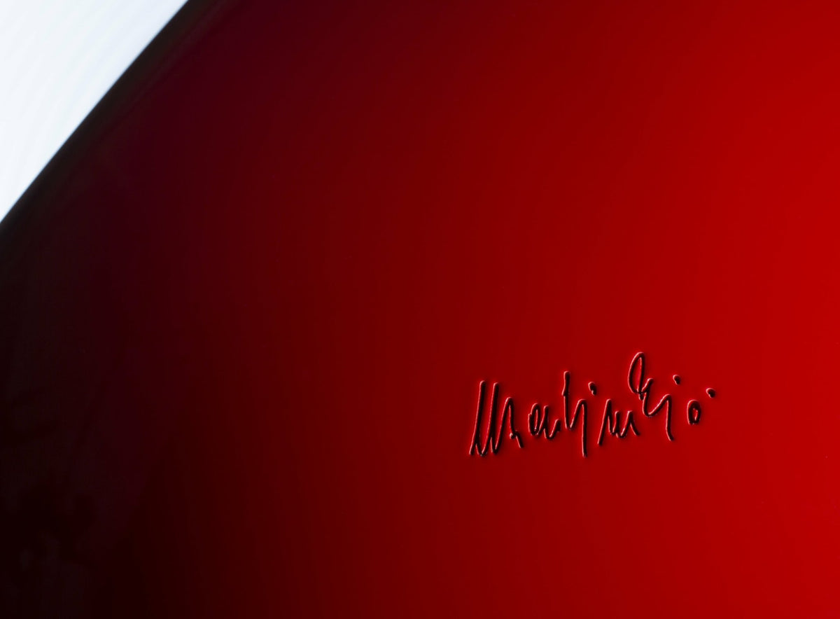 Red resin lamp 40 cm Cobra - Martinelli Luce - The Cool Republic