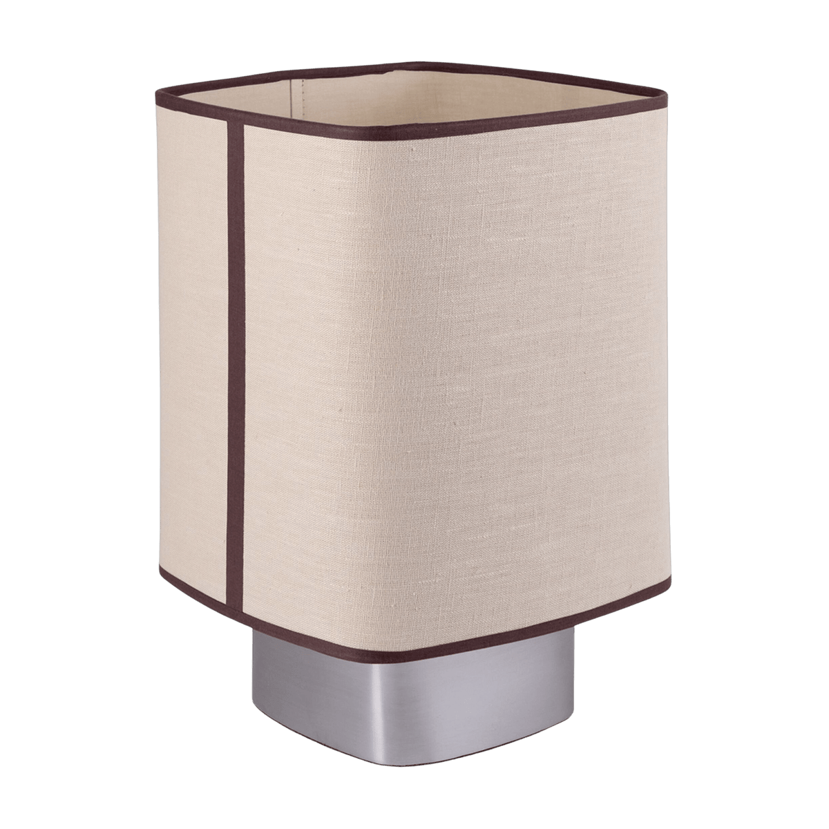 Lampe en tissu beige et métal 41cm Dolce - Market Set - The Cool Republic