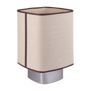 Lampe en tissu beige et métal 41cm Dolce - Market Set - The Cool Republic