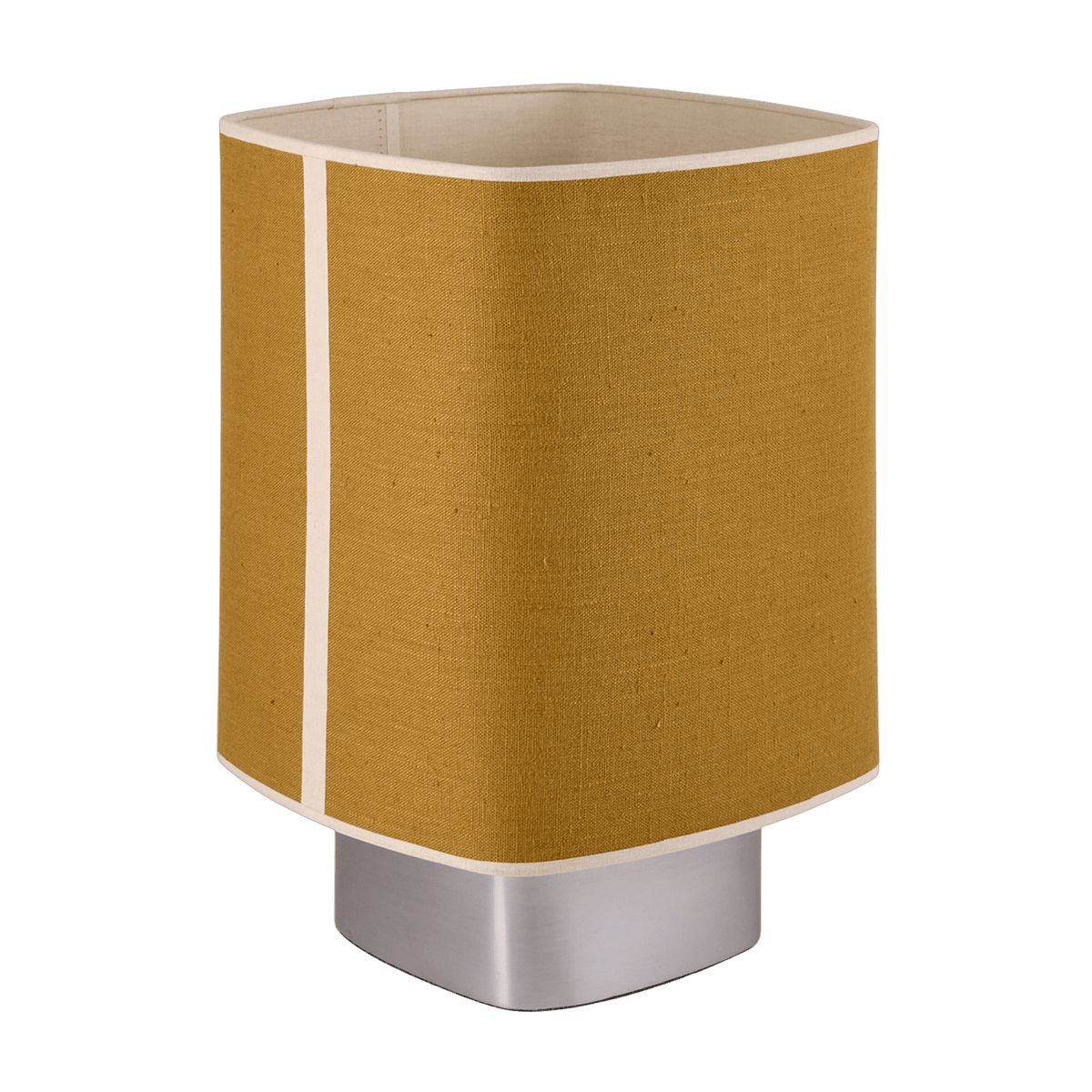 Lampe en tissu jaune curry et métal 41cm Dolce - Market Set - The Cool Republic