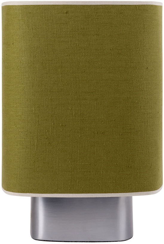 Lampe en tissu vert et métal 41cm Dolce - Market Set - The Cool Republic