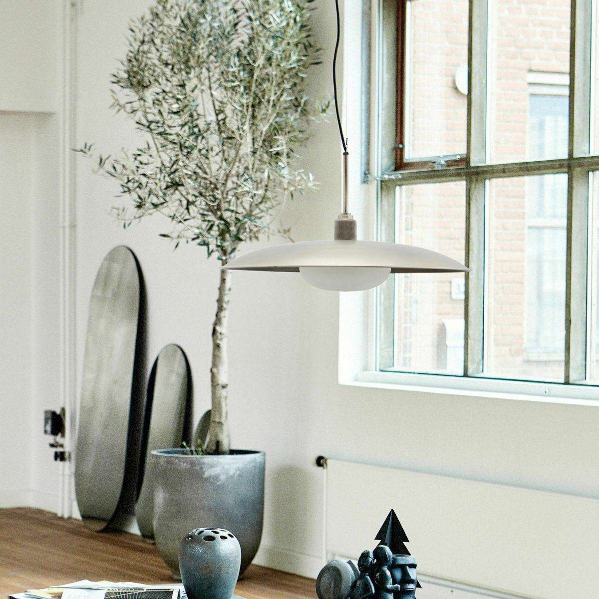 Lampe Hdboston Bronze Nickelé - House Doctor