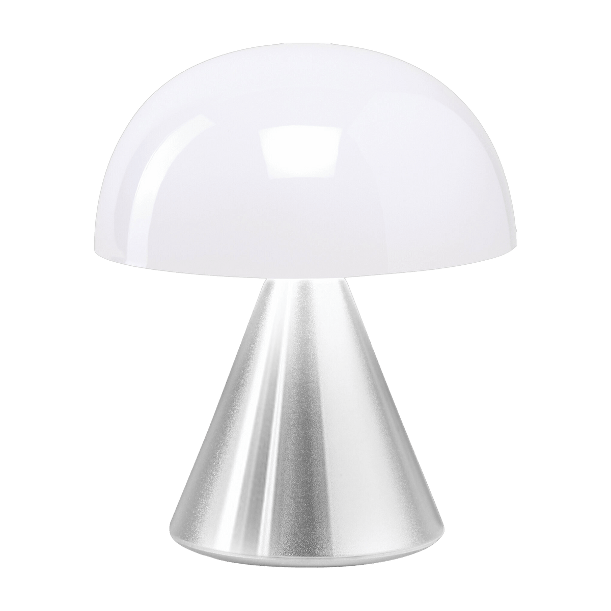 Lampe led argentée Mina - Lexon - The Cool Republic