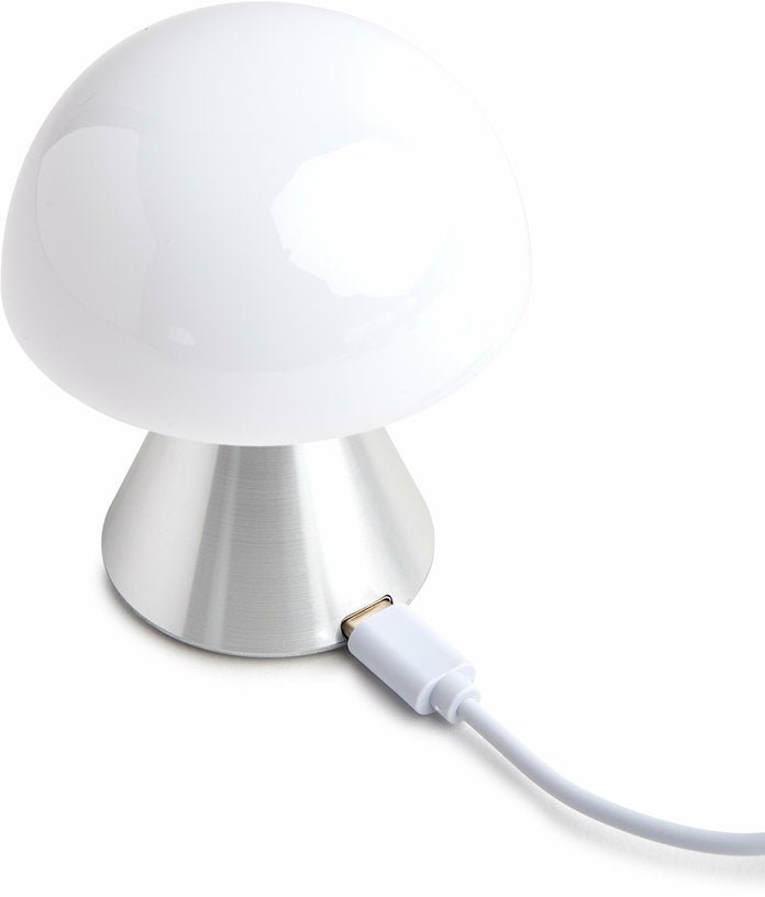 Lampe led argentée Mina - Lexon - The Cool Republic